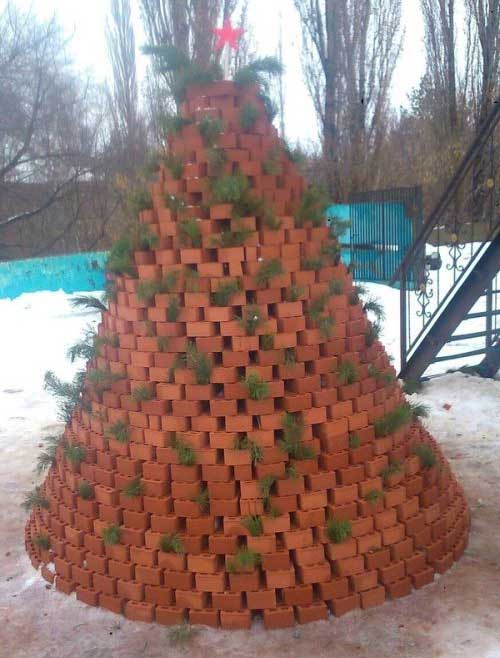 Прикольные новогодние елки