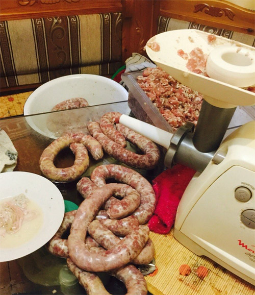 Домашняя колбаса