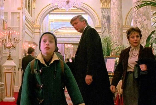 Трамп в фильме Один дома 2
