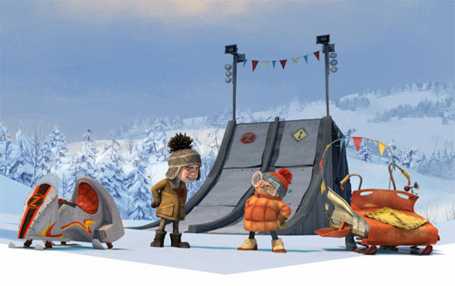 Мультфильм Снежные гонки, 2018