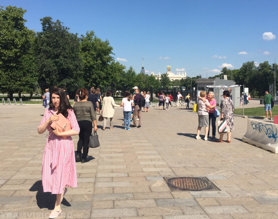 В районе ВДНХ
