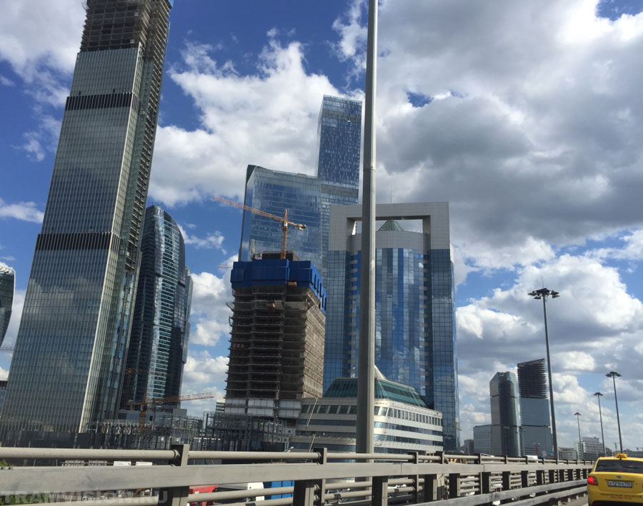 Москва-сити с другой чтороны