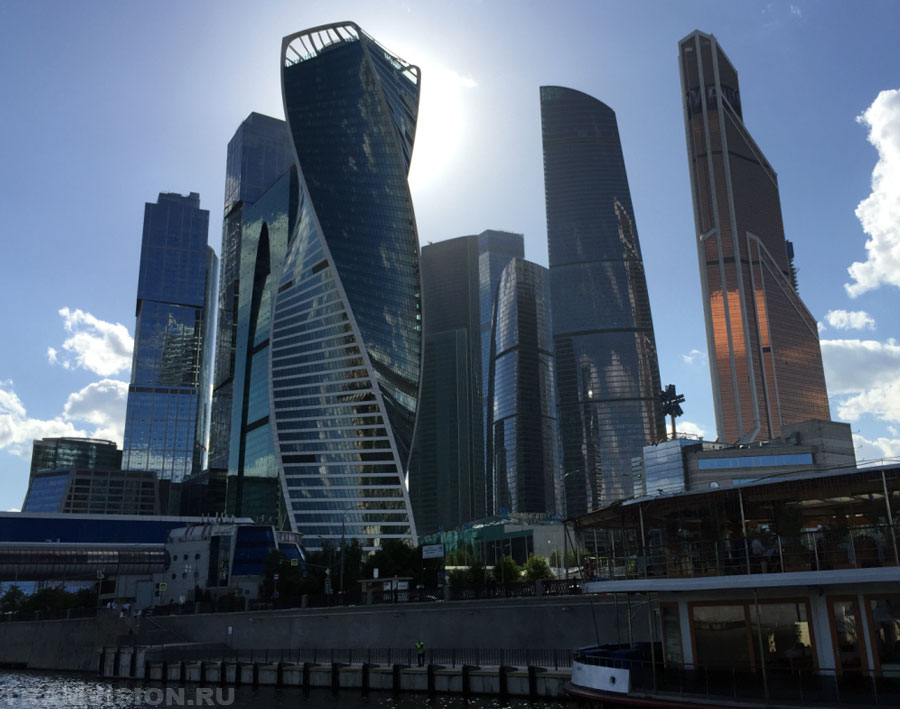 Москва-сити с воды