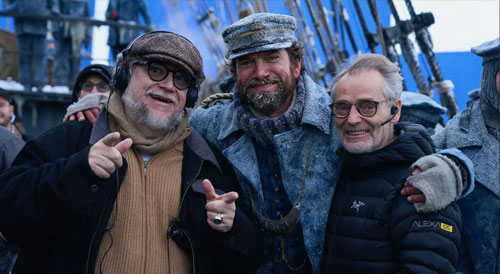 На съемках фильма Франкенштейн 2025